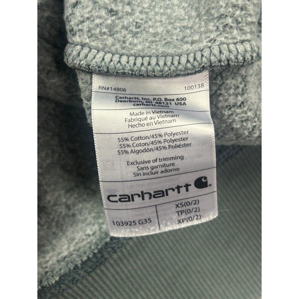 Carhartt Women’s Crewneck Sweatshirt 103925 G35 - Picture 9 of 9